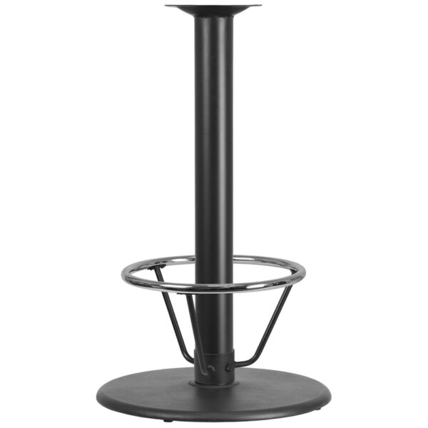 Wholesale 24'' Round Restaurant Table Base with 4'' Dia. Bar Height Column and Foot Ring