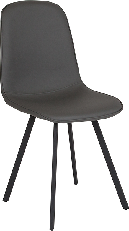 Wholesale Argos Contemporary Dining Chair in Light Gray Vinyl