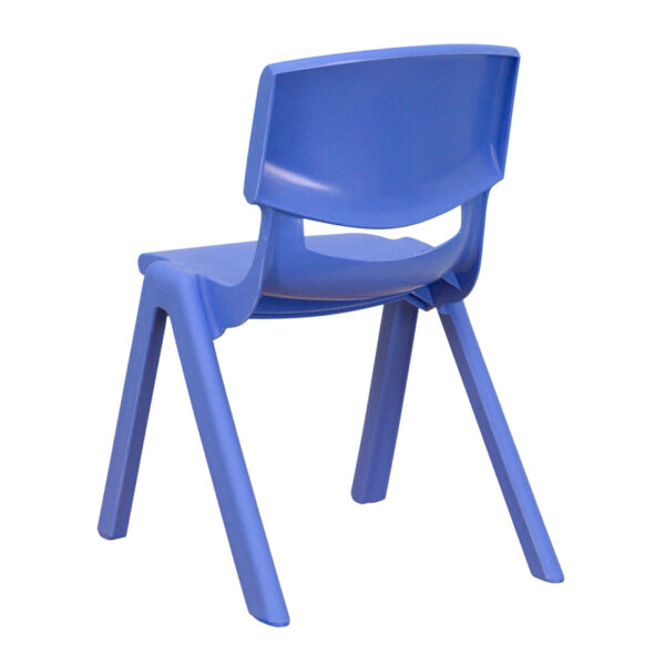 Stacking Student Chair Blue Plastic Stack Chair