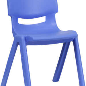 Wholesale Blue Plastic Stackable School Chair with 13.25'' Seat Height