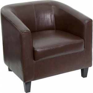 Wholesale Brown Leather Lounge Chair