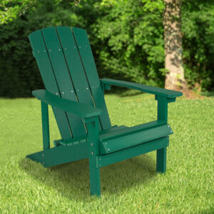 Wholesale Charlestown All-Weather Adirondack Chair in Green Faux Wood
