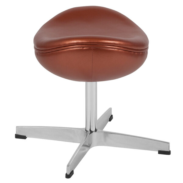 Lowest Price Copper Leather Ottoman