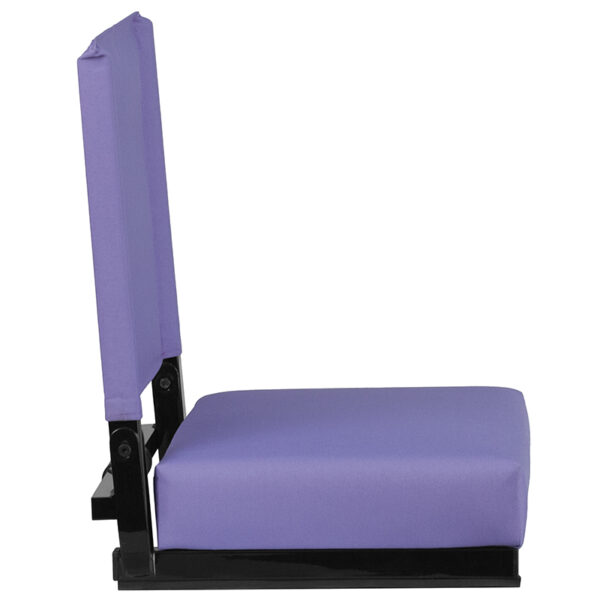 Adult Sized Chair Purple Stadium Chair