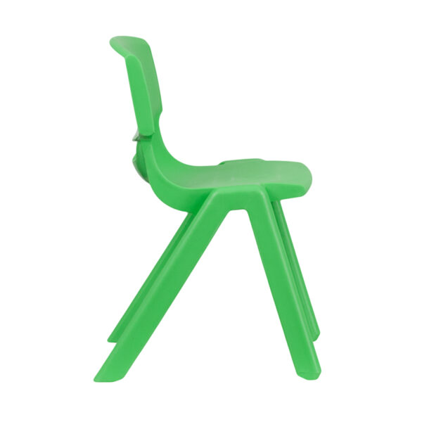 Lowest Price Green Plastic Stackable School Chair with 13.25'' Seat Height