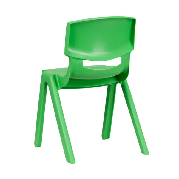 Stacking Student Chair Green Plastic Stack Chair