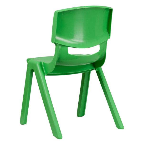 Stacking Student Chair Green Plastic Stack Chair