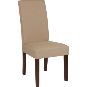Wholesale Greenwich Series Beige Fabric Parsons Chair