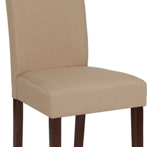 Wholesale Greenwich Series Beige Fabric Parsons Chair