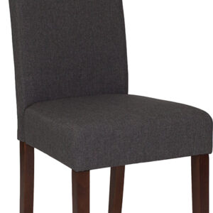 Wholesale Greenwich Series Gray Fabric Parsons Chair