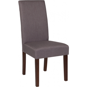 Wholesale Greenwich Series Light Gray Fabric Parsons Chair