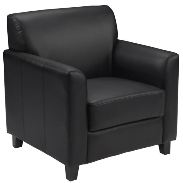 Wholesale HERCULES Diplomat Series Black Leather Chair