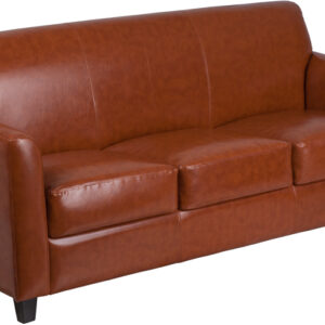 Wholesale HERCULES Diplomat Series Cognac Leather Sofa