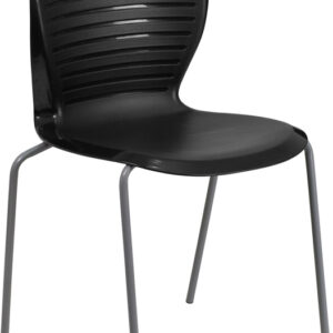 Wholesale HERCULES Series 551 lb. Capacity Black Stack Chair