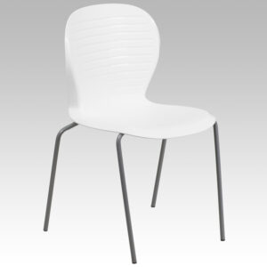 Wholesale HERCULES Series 551 lb. Capacity White Stack Chair