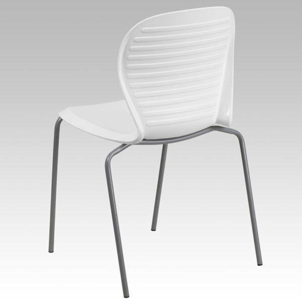 Multipurpose Stack Chair White Plastic Stack Chair