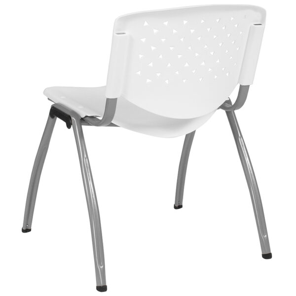 Multipurpose Stack Chair White Plastic Stack Chair