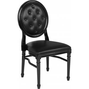 Wholesale HERCULES Series 900 lb. Capacity King Louis Chair with Tufted Back