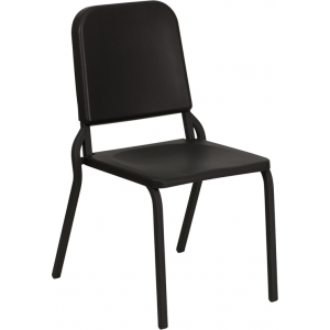 Wholesale HERCULES Series Black High Density Stackable Melody Band/Music Chair