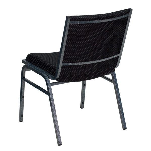 Multipurpose Stack Chair Black Fabric Stack Chair