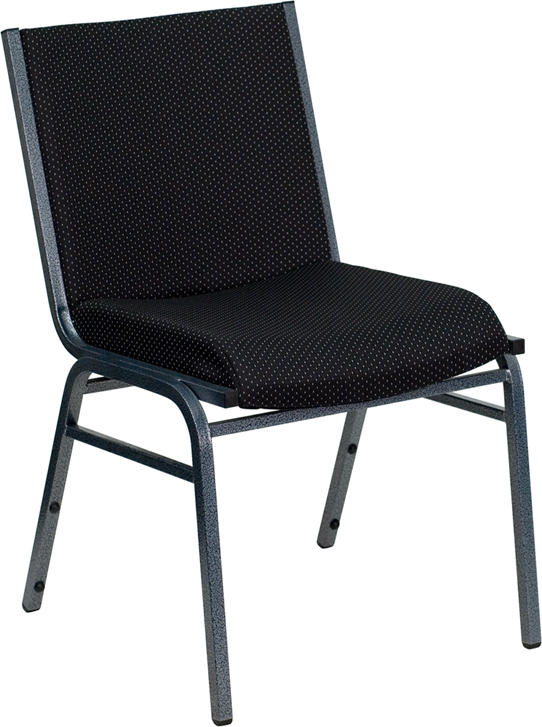Wholesale HERCULES Series Heavy Duty Black Dot Fabric Stack Chair