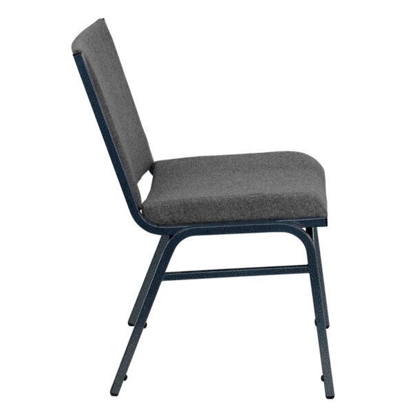 Lowest Price HERCULES Series Heavy Duty Gray Fabric Stack Chair