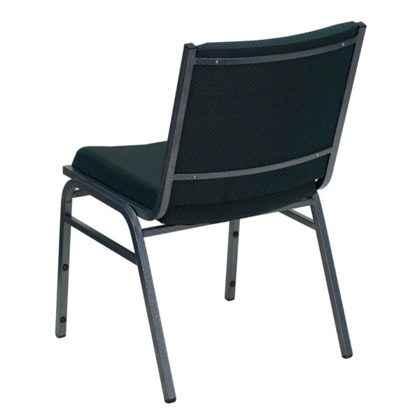 Multipurpose Stack Chair Green Fabric Stack Chair