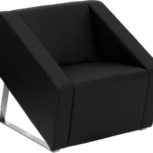 Wholesale HERCULES Smart Series Black Leather Lounge Chair