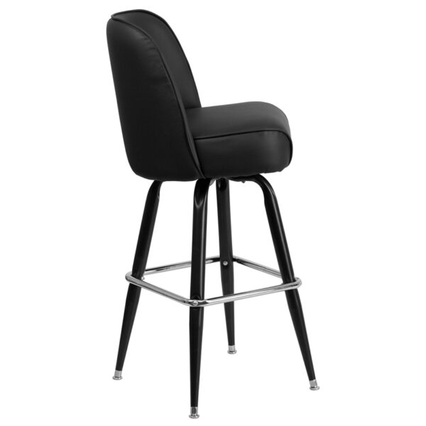Lowest Price Metal Barstool with Swivel Bucket Seat