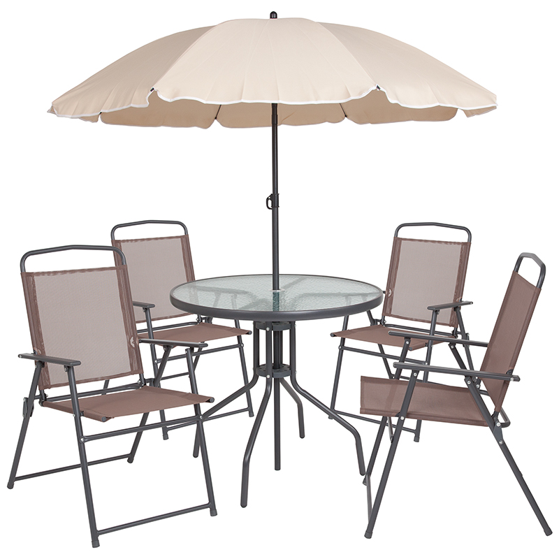 Glass Patio Table Set Off 62, Glass Patio Table And Chairs With Umbrella