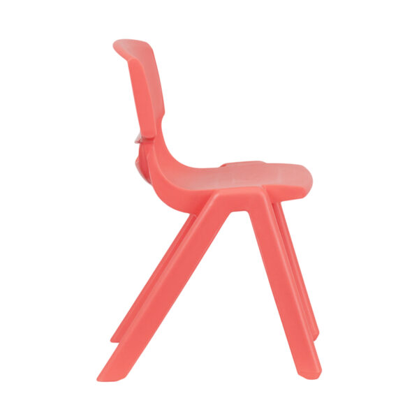 Lowest Price Red Plastic Stackable School Chair with 13.25'' Seat Height