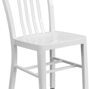 Wholesale White Metal Indoor-Outdoor Chair