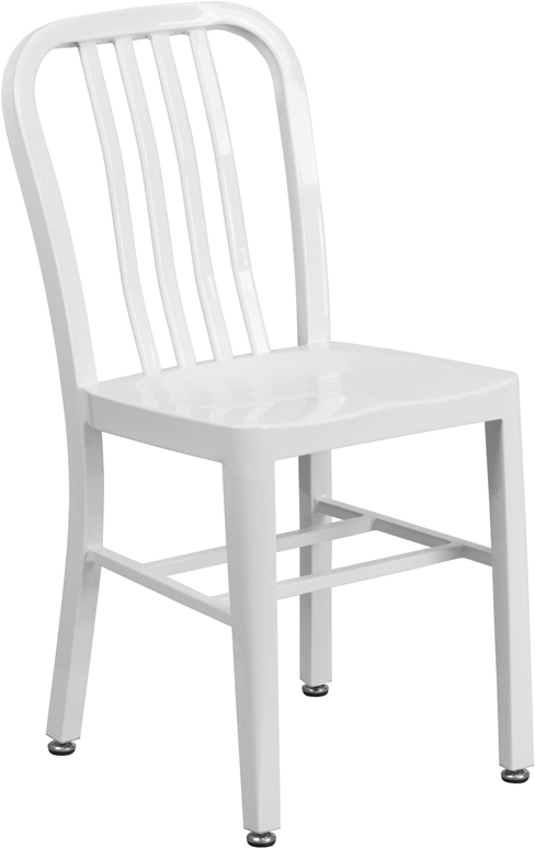 Wholesale White Metal Indoor-Outdoor Chair