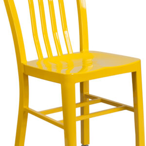 Wholesale Yellow Metal Indoor-Outdoor Chair