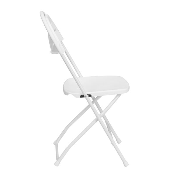 Set of 2 White Plastic Folding Chairs White Plastic Folding Chair