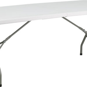 Wholesale 30''W x 72''L Bi-Fold Granite White Plastic Folding Table
