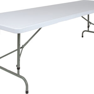 Wholesale 30''W x 96''L Height Adjustable Granite White Plastic Folding Table