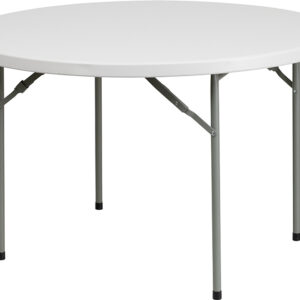 Wholesale 48'' Round Granite White Plastic Folding Table