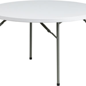 Wholesale 48'' Round Granite White Plastic Folding Table