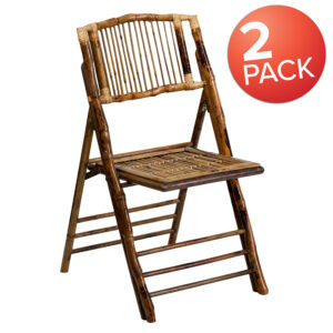Wholesale Bamboo Folding Chairs | Set of 2 Bamboo Wood Folding Chairs
