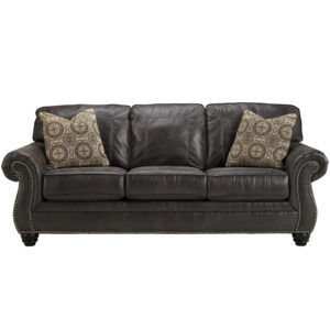Wholesale Benchcraft Breville Sofa in Charcoal Faux Leather