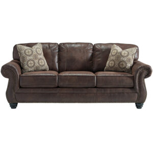Wholesale Benchcraft Breville Sofa in Espresso Faux Leather