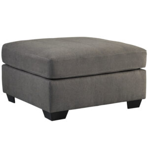 Wholesale Benchcraft Maier Oversized Accent Ottoman in Charcoal Microfiber