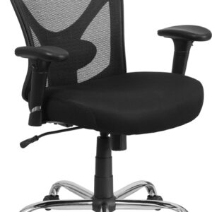Wholesale Big & Tall Office Chair | Adjustable Height Mesh Swivel Office Chair with Wheels