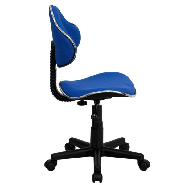 Lowest Price Blue Fabric Swivel Ergonomic Task Office Chair