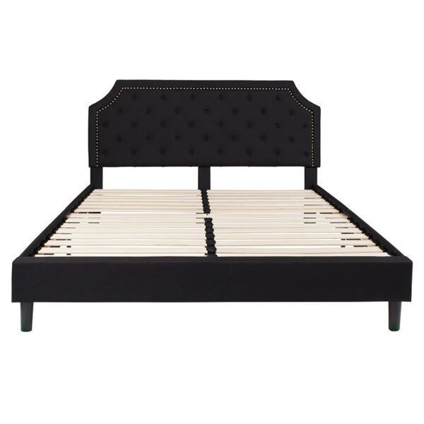 Platform Bed King Platform Bed-Black