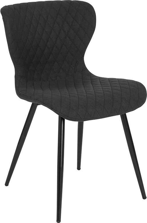 Wholesale Bristol Contemporary Upholstered Chair in Black Fabric