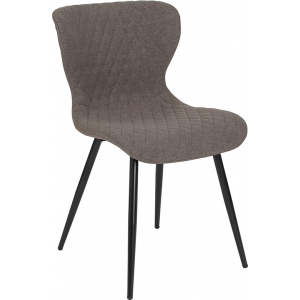 Wholesale Bristol Contemporary Upholstered Chair in Gray Fabric