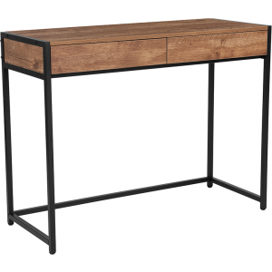 Wholesale Cumberland Collection Computer Desk in Rustic Wood Grain Finish