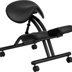 Wholesale Ergonomic Kneeling Office Chair with Black Saddle Seat